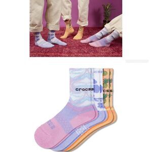 CROCS Socks Tropical Crew for Kids-NEW!